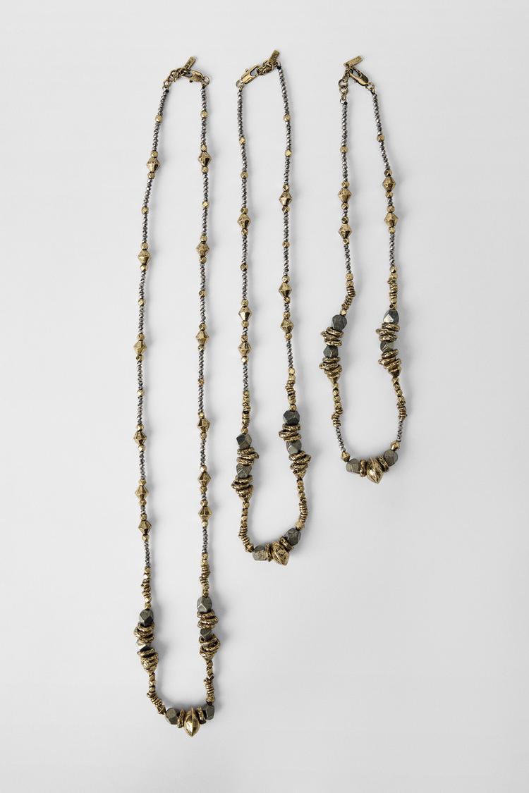 CONFEZIONE DI 3 COLLANE KATE MOSS